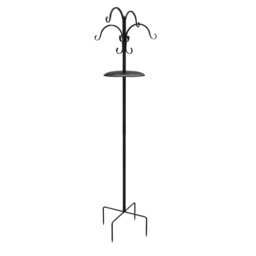 Eton Metal Pole Decorative Bird Feeder