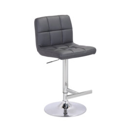 Batson Swivel Upholstered Adjustable Height Counter Stool with Metal Frame
