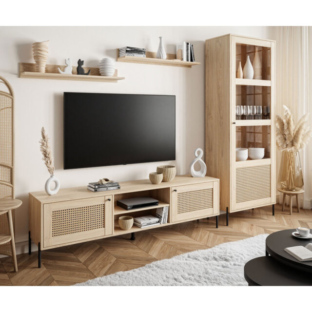 "Georgiev Unfinished Entertainment Centre for TVs up to 75"""