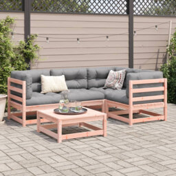 Brayden Studio 5 Piece Garden Sofa Set Impregnated Wood Pine