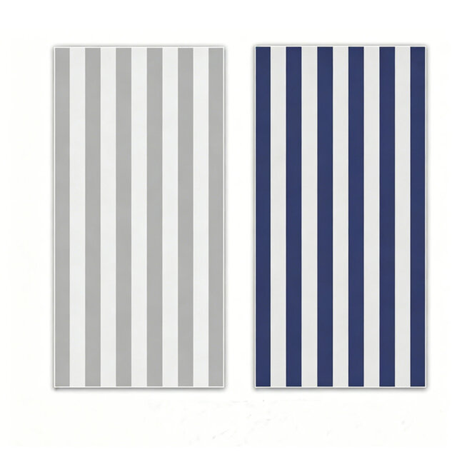 180 × 90 cm Quick Dry Beach Towel,2 Pack Microfibre Beach Towels for Adults (Coconut Tree and Sunset)