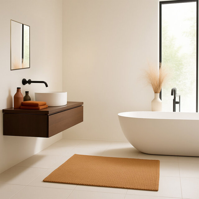 Mood Premium Rectangular Bathroom Mirror Framed Wall Mounted, Recessed Rectangle Frame Modern & Stylish