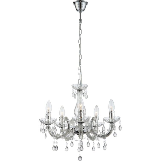 5 - Light Candle Style Chandelier