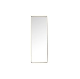 Rectangle Mirror Curve Brass