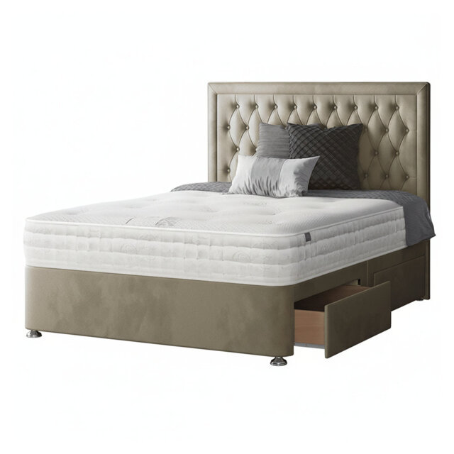Gallego Upholstered UK Super King - DE 180 X 200 Cm Divan Bed