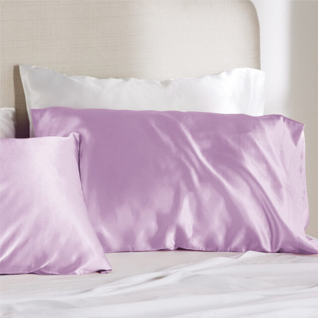 Bedsure Cooling Satin Pillowcase Envelope Closure(Set Of 2)