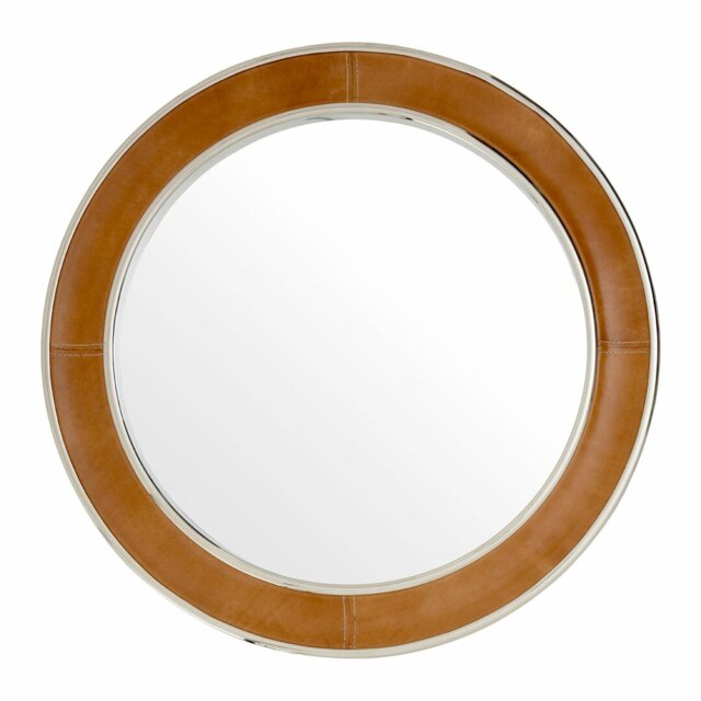 Check Solid Wood Flat Wall Mirror