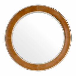 Check Solid Wood Flat Wall Mirror