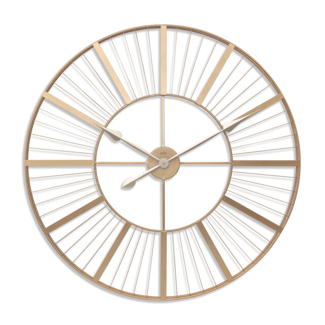 Acctim Wall Clock Galvanised Metal Outdoor & Indoor Use Weather