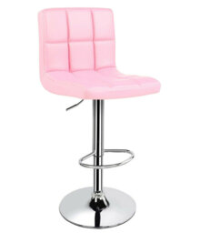 Genaladale Swivel Upholstered Adjustable Height Counter Stool with Metal Frame