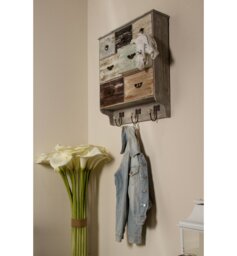 Midvale Wall 3 - Hook Wall Mounted Coat Rack