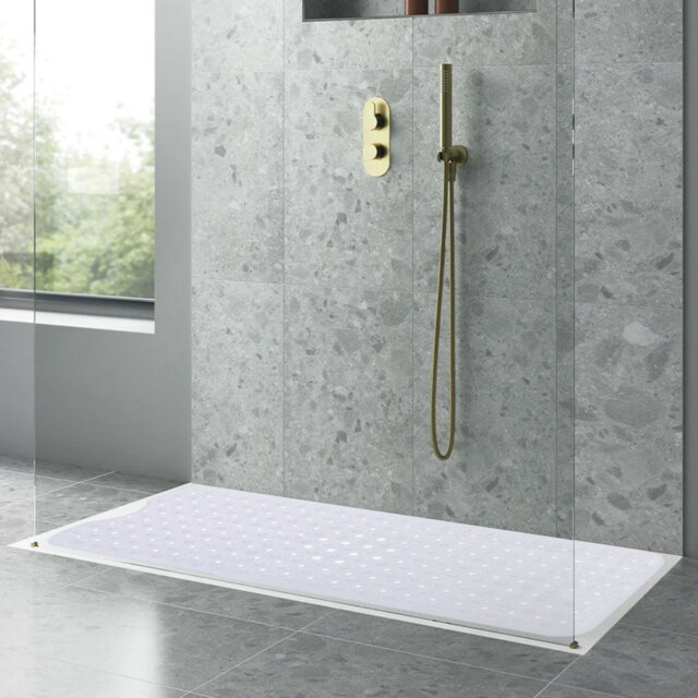 Keesha Plastic / Acrylic Non-Slip Bath Mat