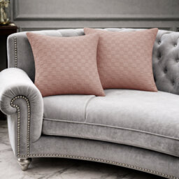 Luxury Check Velvet Cushion Covers Set Of 4 Soft Throw cases