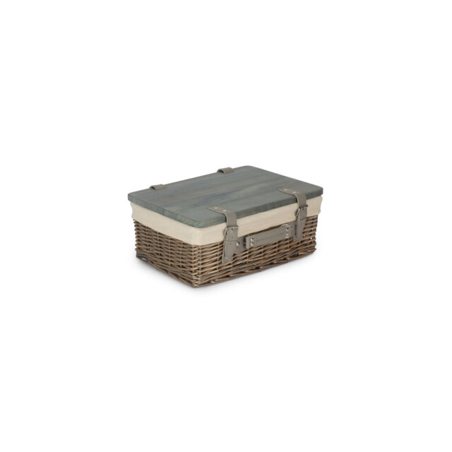 Wicker Gift or Storage Hamper with Lining