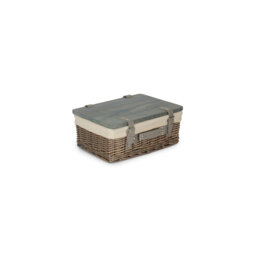 Wicker Gift or Storage Hamper with Lining