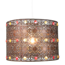 Antique Acrylic Gem Moroccan Style Chandelier Pendant Light Shade Fitting