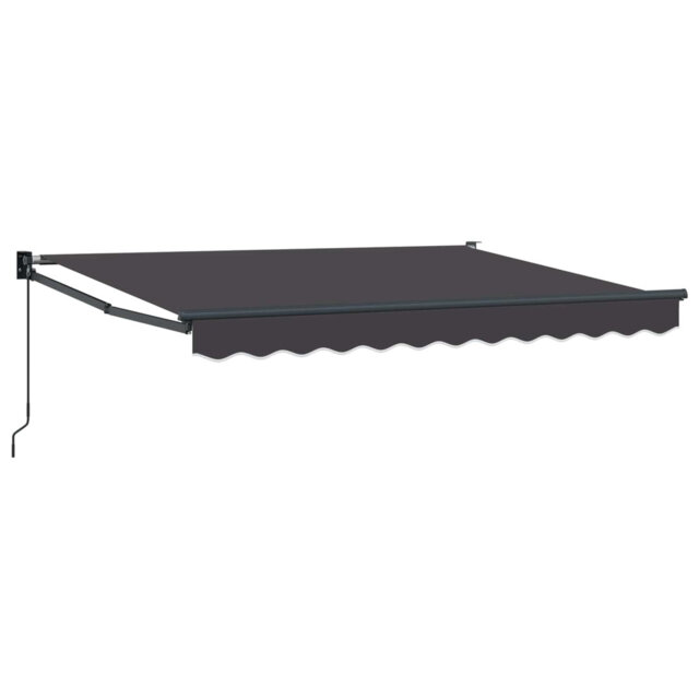 Vidaxl Retractable Awning Door Canopy Garden Patio Awning Fabric And Aluminium