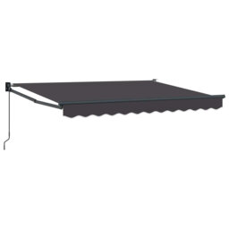 Vidaxl Retractable Awning Door Canopy Garden Patio Awning Fabric And Aluminium