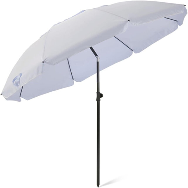 2M Garden Parasol - Sun Shades For Garden, Outdoor Beach Umbrella With UV Protection - Adjustable Height, Tilting Feature - Lightweight & Portable Sun