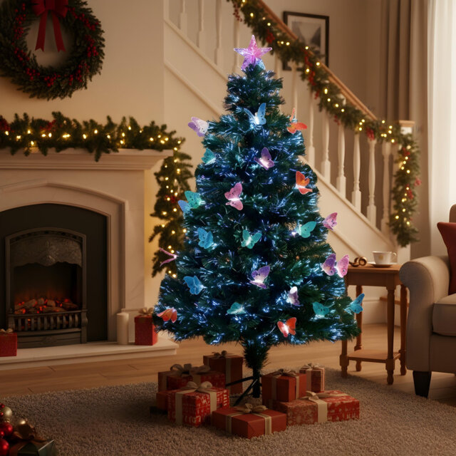Lighted Artificial Christmas Tree