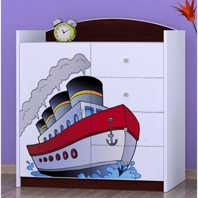 Nishimura Kids 4 - Drawer Combo Dresser