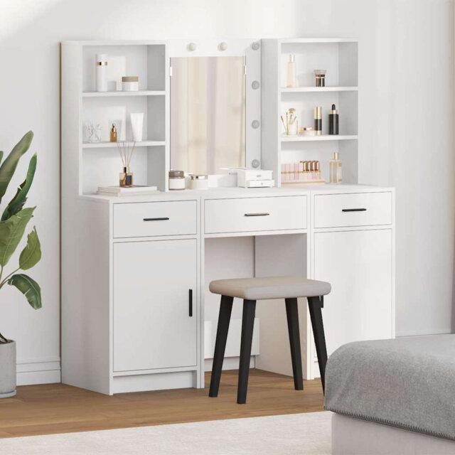 Dressing Table Set With Door 3 Pcs Grey Sonoma 50 X 41 X 135 Cm