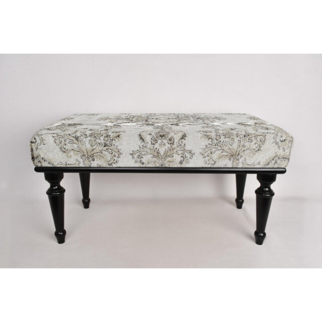 Cotton Upholstered Bench