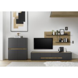 "Broadmoor Unfinished Entertainment Centre for TVs up to 65"""