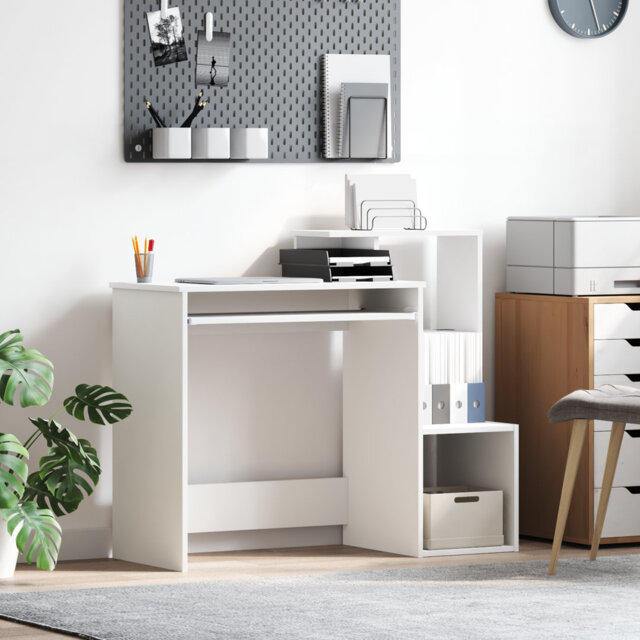 Computer Desk Engineered Wood, MDF Medium
