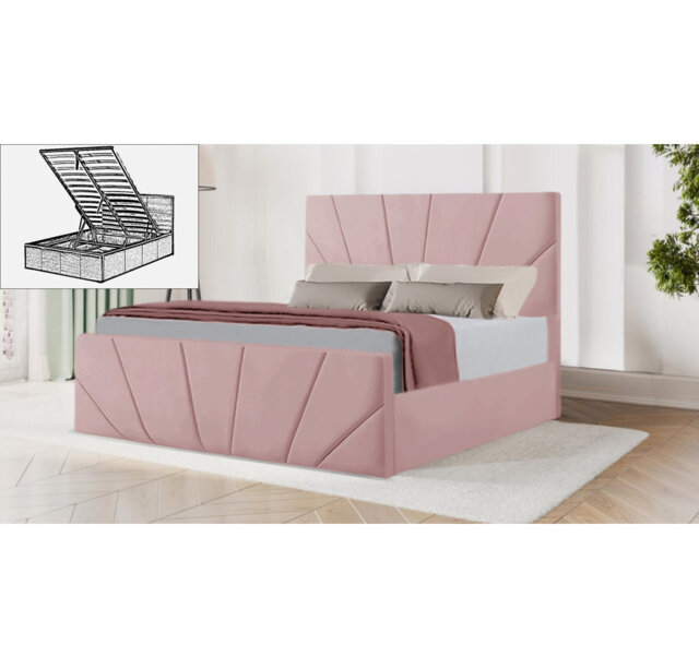 Clemencia Upholstered Ottoman Storage Bed