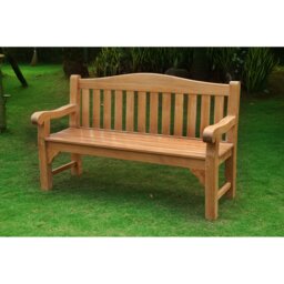 Dana Solid Wood Teak Outdoor Bench