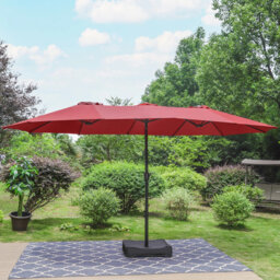 Ayram 457.2cm X 274.3cm Rectangular Market Parasol