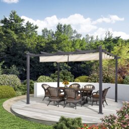 3.65m x 3m Aluminium Pergola