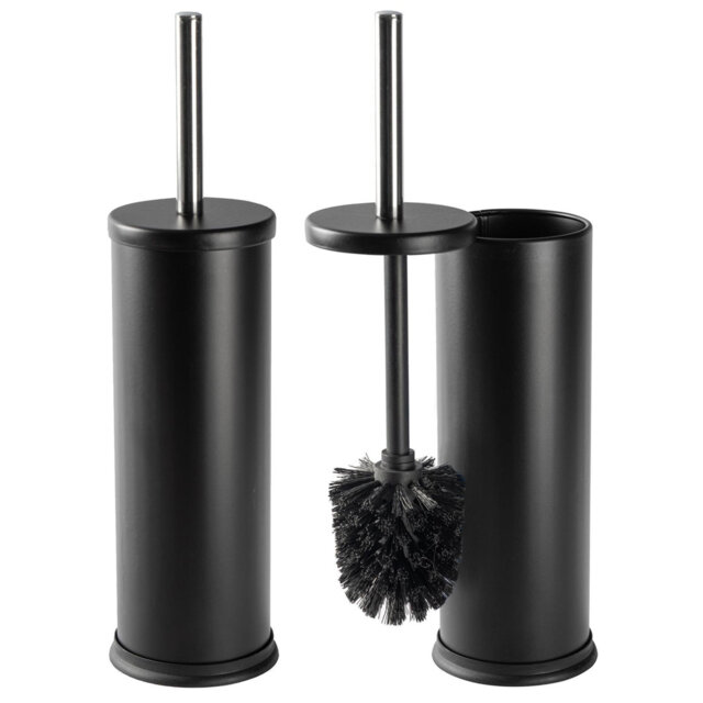 Harbour Housewares - Round Toilet Brushes with Holder