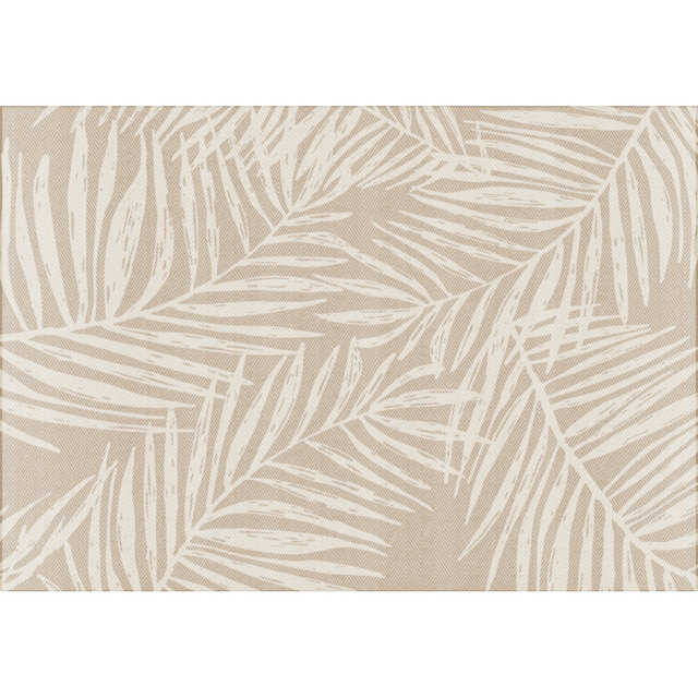 Amiera Floral 2.8mm Vinyl, Phthalate Free With Exclusive Printed Designs. Beige Area Rug