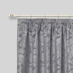 Diamante Chrome Stainless Steel Adjustable 120cm to 210cm 2cm Single Curtain Pole