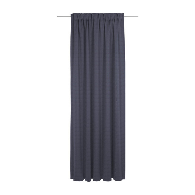 Uni Collection Light 100% Cotton Opaque Pinch Pleat Single Curtain Panel