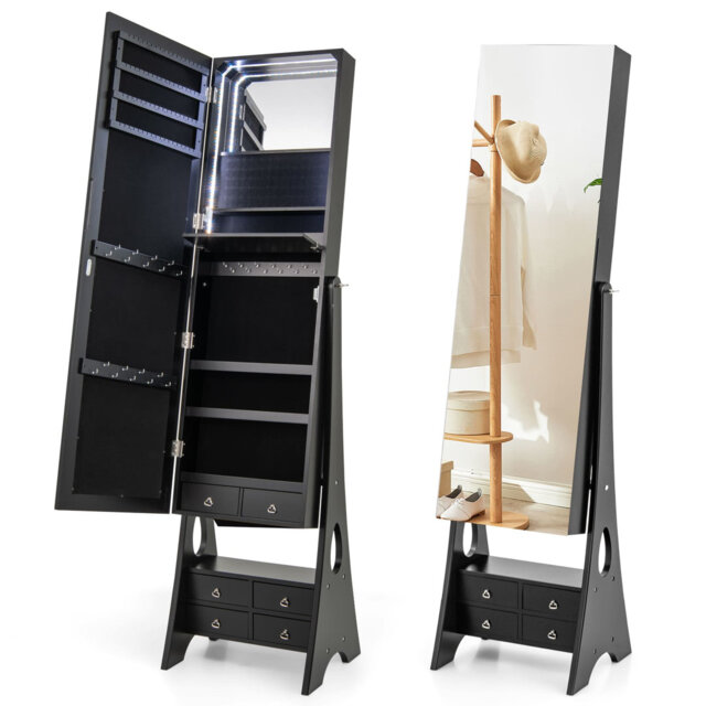 Freestanding Jewelry Armoire