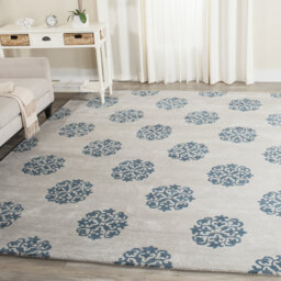 Wyndmere Handmade Tufted Wool Silver Rug