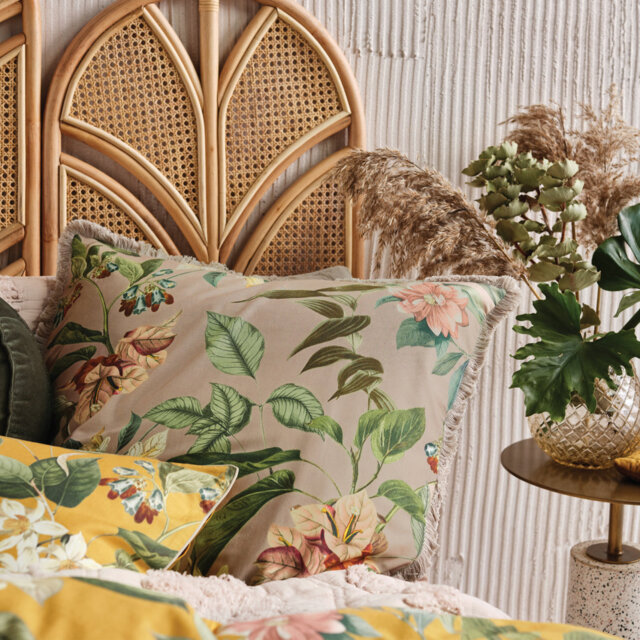 Anastacia Cotton Floral Sham with Pillow Shams Included