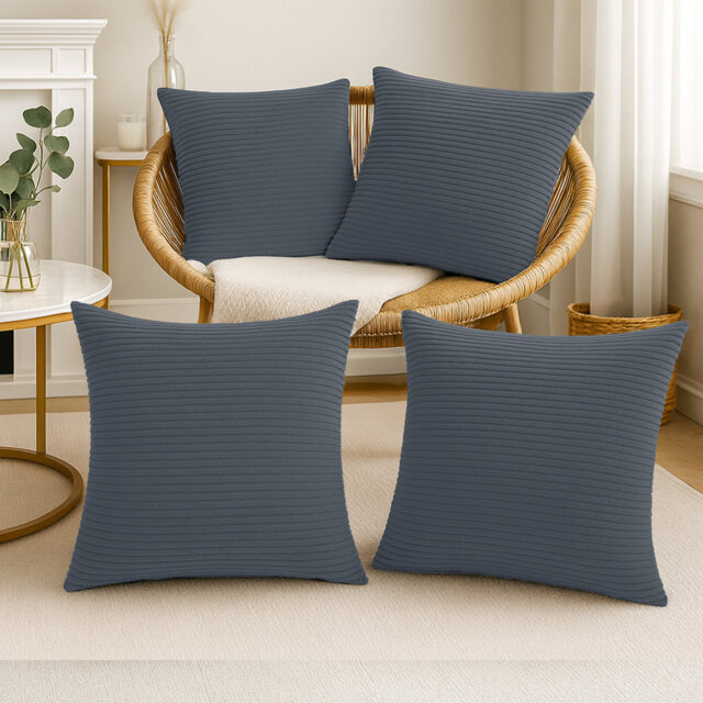 Luxury Velvet Pattern Cushion Cover (Pack of 4)