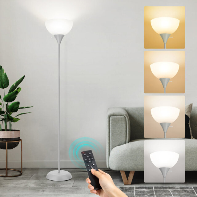 182 H cm Traditional Floor Lamp with USB and Outlet