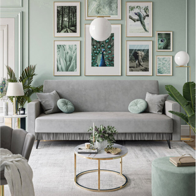 Senduk 3 Seater Velvet Sofa