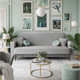 Senduk 3 Seater Velvet Sofa