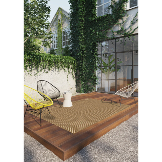 Babson Solid Colour Indoor / Outdoor Area Rug