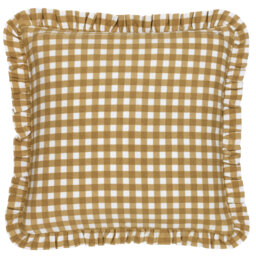 Maude Gingham Square Cushion