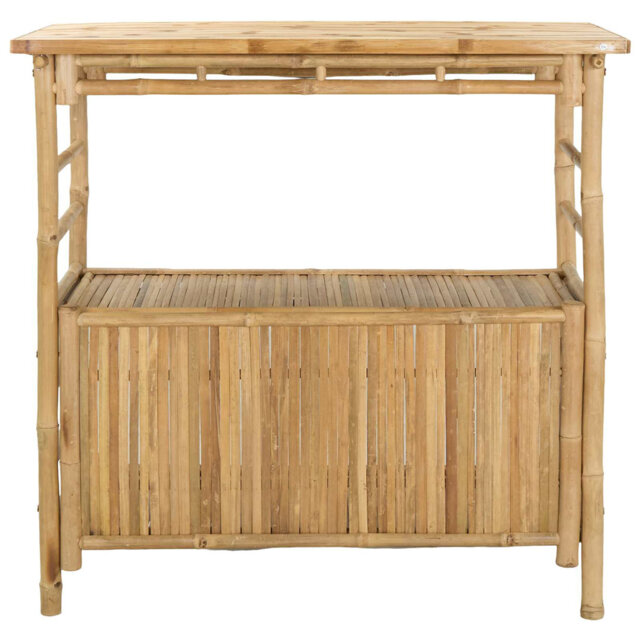 Rectangle Outdoor Bar Table - 110 cm W 50 cm D