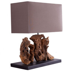 Ahmeek Solid Wood Table Lamp