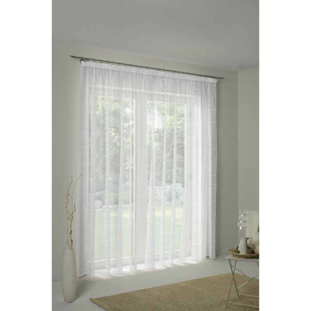 Siu Pencil Pleat Semi Sheer Curtain
