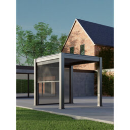 Saturn 2.5m x 2.5m Aluminium Anthracite Grey Pergola Only